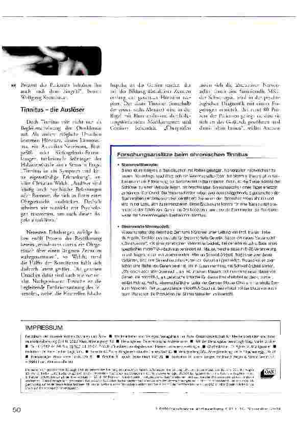 Vorschauseite 3: Stress im Ohr