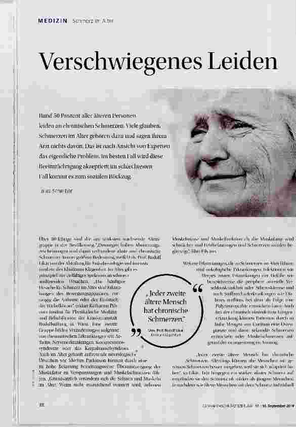Vorschauseite 1: Verschwiegenes Leiden