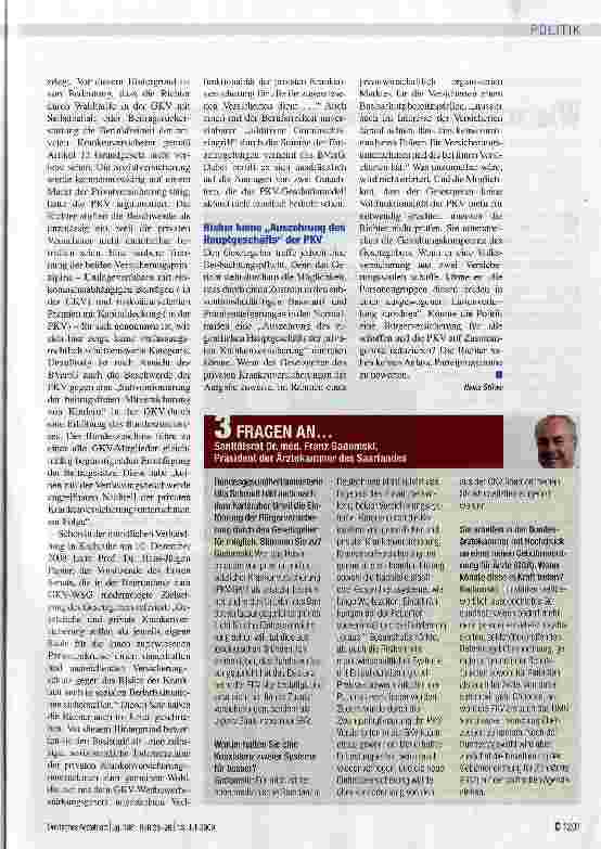 Vorschauseite 2: Die private Säule der Volksversicherung