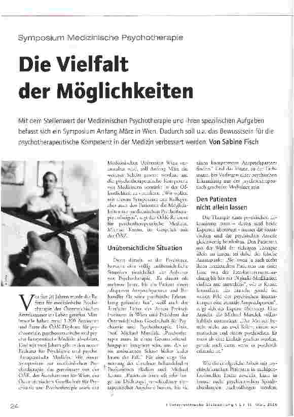 Vorschauseite 1: Die Vielfalt der Möglichkeiten