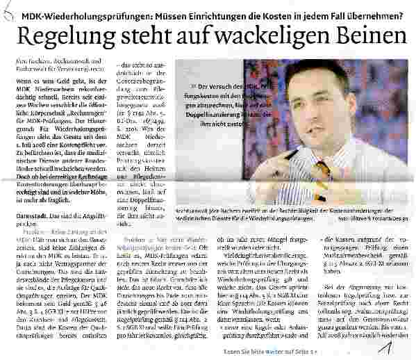 Vorschauseite 1: Regelung steht auf wackeligen Beinen