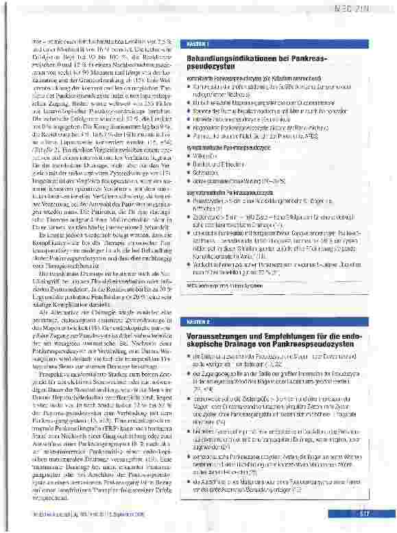 Vorschauseite 4: Pankreaspseudozysten