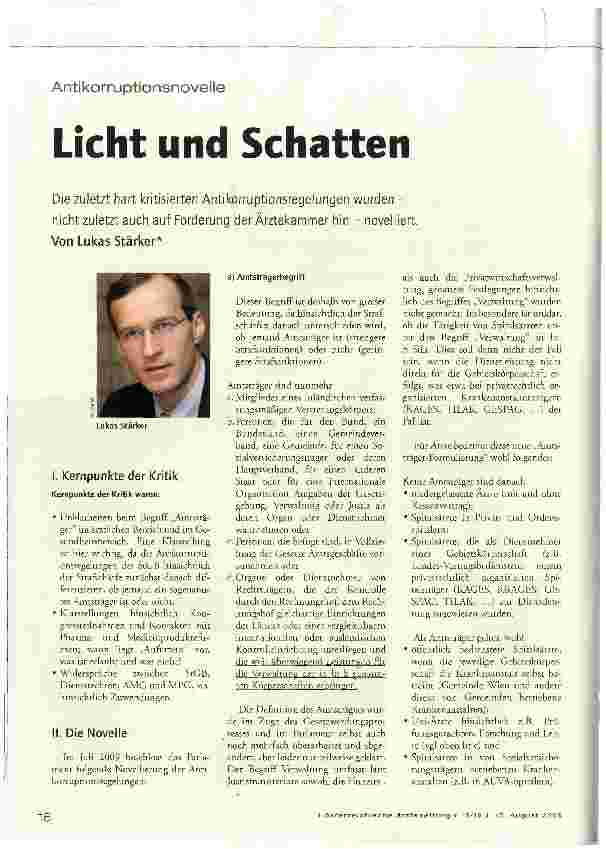 Vorschauseite 1: Licht und Schatten