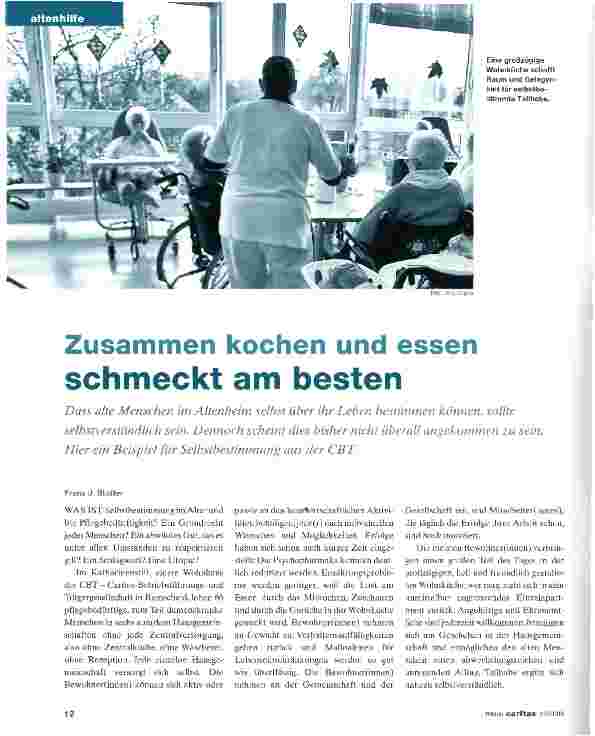 Vorschauseite 1: Zusammen kochen und essen schmeckt am besten