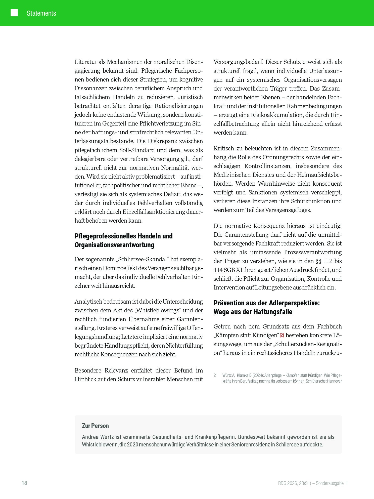 Vorschauseite 2: Wenn Nicht-Handeln zur Gewalt wird