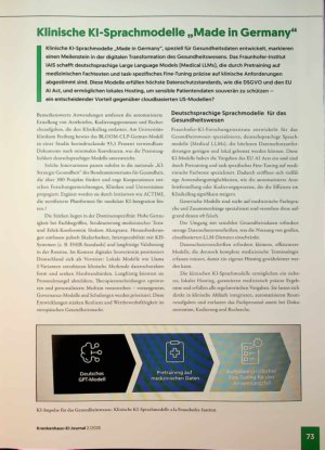 Vorschauseite 2: Deutschland als Kl-Standort zukunftsfähig gestalten