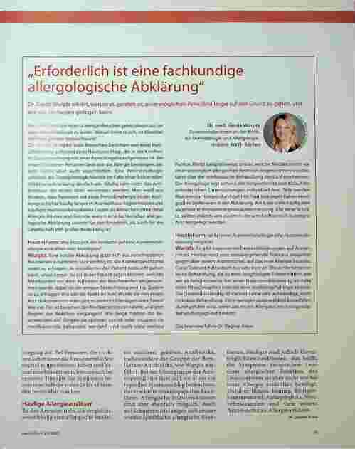 Vorschauseite 2: Arzneimittelüberempfindlichkeit: Medizin, die krank macht