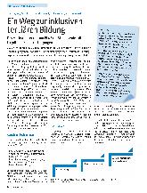 Vorschauseite 1: Ein Weg zur inklusiven tertiären Bildung