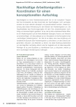 Vorschauseite 1: Nachhaltige Arbeitsmigration - Koordinaten für einen konzeptionellen Aufschlag