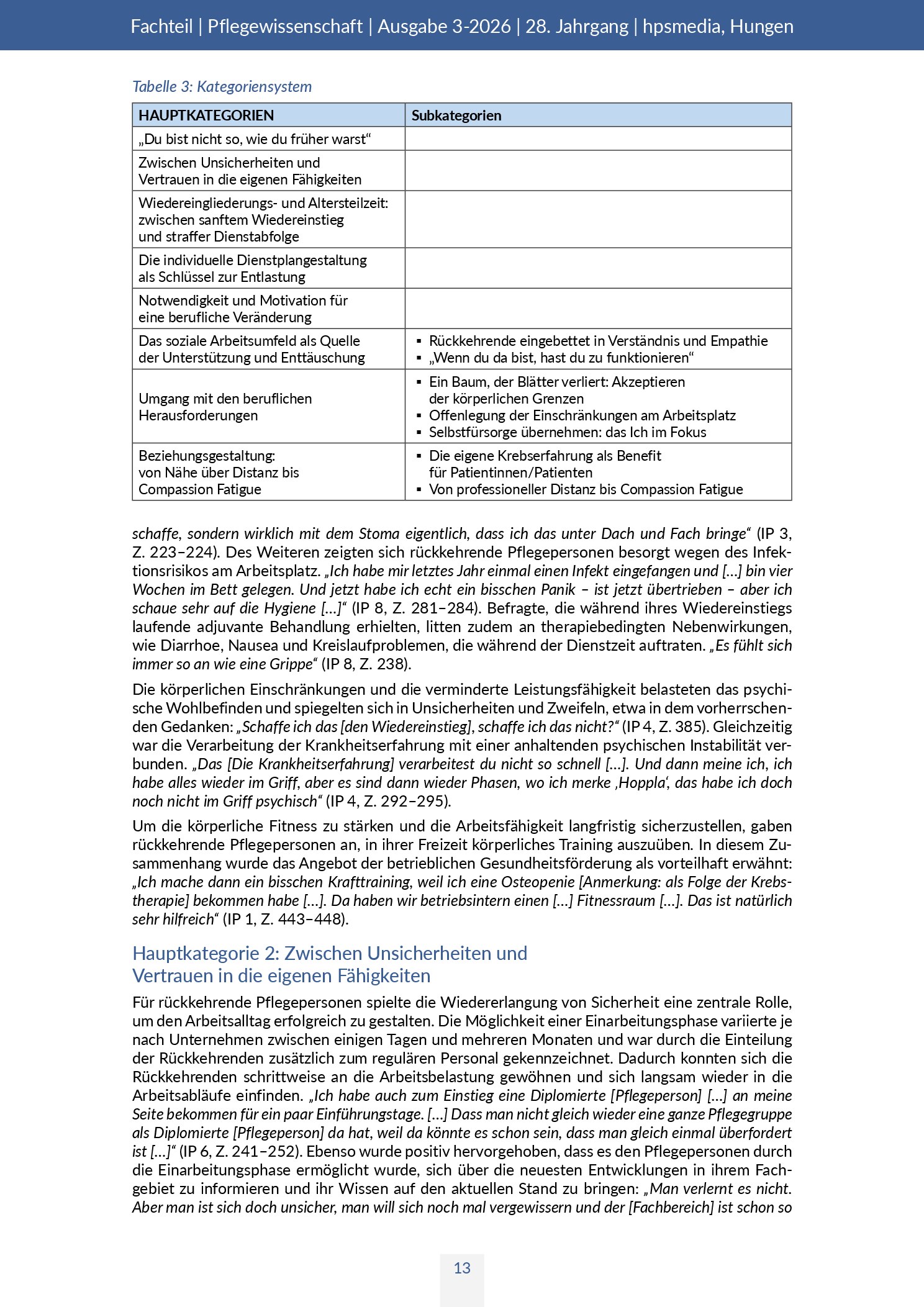 Vorschauseite 6: Beruflicher Wiedereinstieg von Pflegepersonen nach der Diagnose Krebs in Österreich