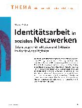 Vorschauseite 2: Identitätsarbeit in sozialen Netzwerken: Erfahrungen mit Inklusion und Exklusion im Kontext des Digitalen