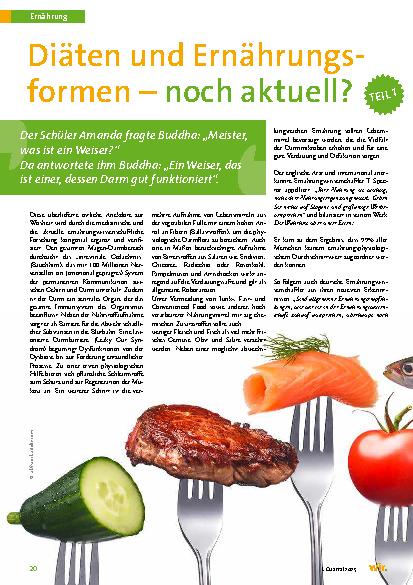 Vorschauseite 1: Diäten und Ernährungsformen – noch aktuell? Teil 1
