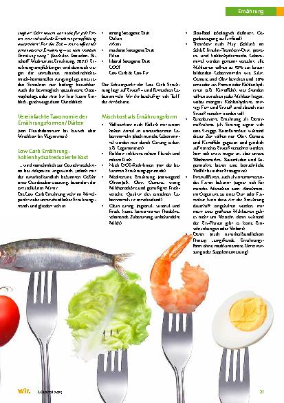 Vorschauseite 2: Diäten und Ernährungsformen – noch aktuell? Teil 1