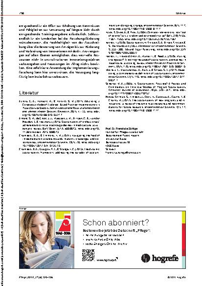 Vorschauseite 2: Nachhaltige Umsetzung von Innovationen