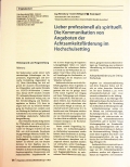 Vorschauseite 1: Lieber professionell als spirituell. Die Kommunikation von Angeboten der Achtsamkeitsförderung im Hochschulsetting.