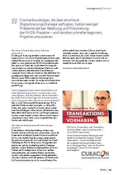 Vorschauseite 3: „Digitalisierung wird zu oft als Belastung wahrgenommen“