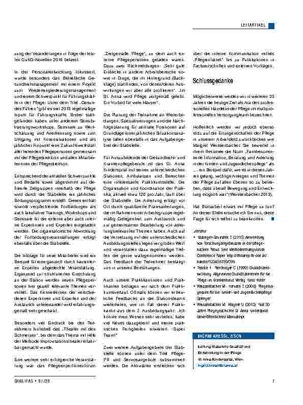 Vorschauseite 4: Qualität und Entwicklung in der Pflege: Hat Büroarbeit etwas mit Pflege zu tun?