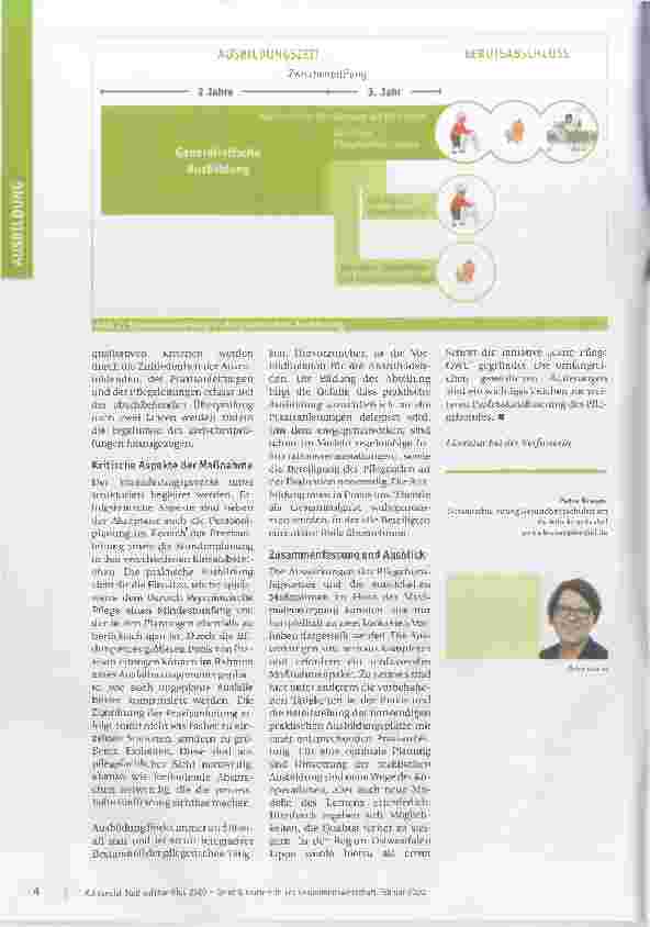 Vorschauseite 3: Neue Ausbildung in der Pflege