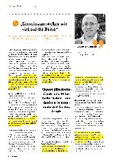 Vorschauseite 1: „Gemeinsam stellen wir viel auf die Beine.“