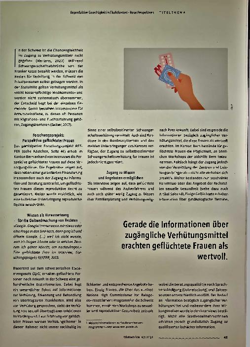 Vorschauseite 2: Reproduktive Gerechtigkeit im Fluchtkontext - Neue Perspektiven