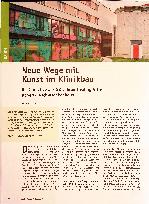 Vorschauseite 1: Neue Wege mit Kunst im Klinikbau Best Practice aus 23 Jahren Healing Art im Robert-Bosch-Krankenhaus