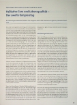 Vorschauseite 1: Palliative Care und Lebensqualität - Der zweite Kongresstag