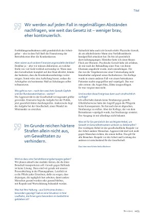 Vorschauseite 3: Bundesratsinitiative „Die Reizschwelle hat sich extrem verändert“