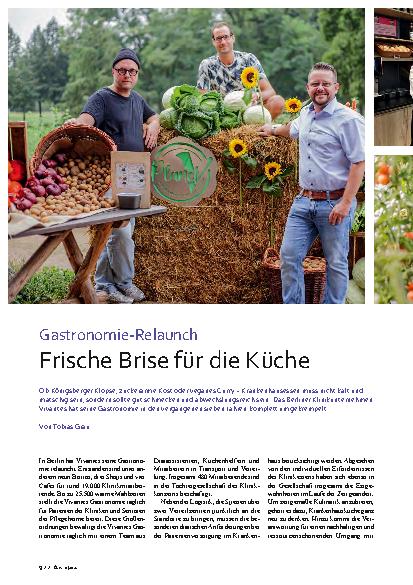 Vorschauseite 1: Gastronomie-Relaunch: Frische Brise für die Küche