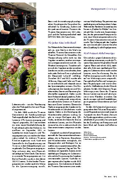 Vorschauseite 2: Gastronomie-Relaunch: Frische Brise für die Küche