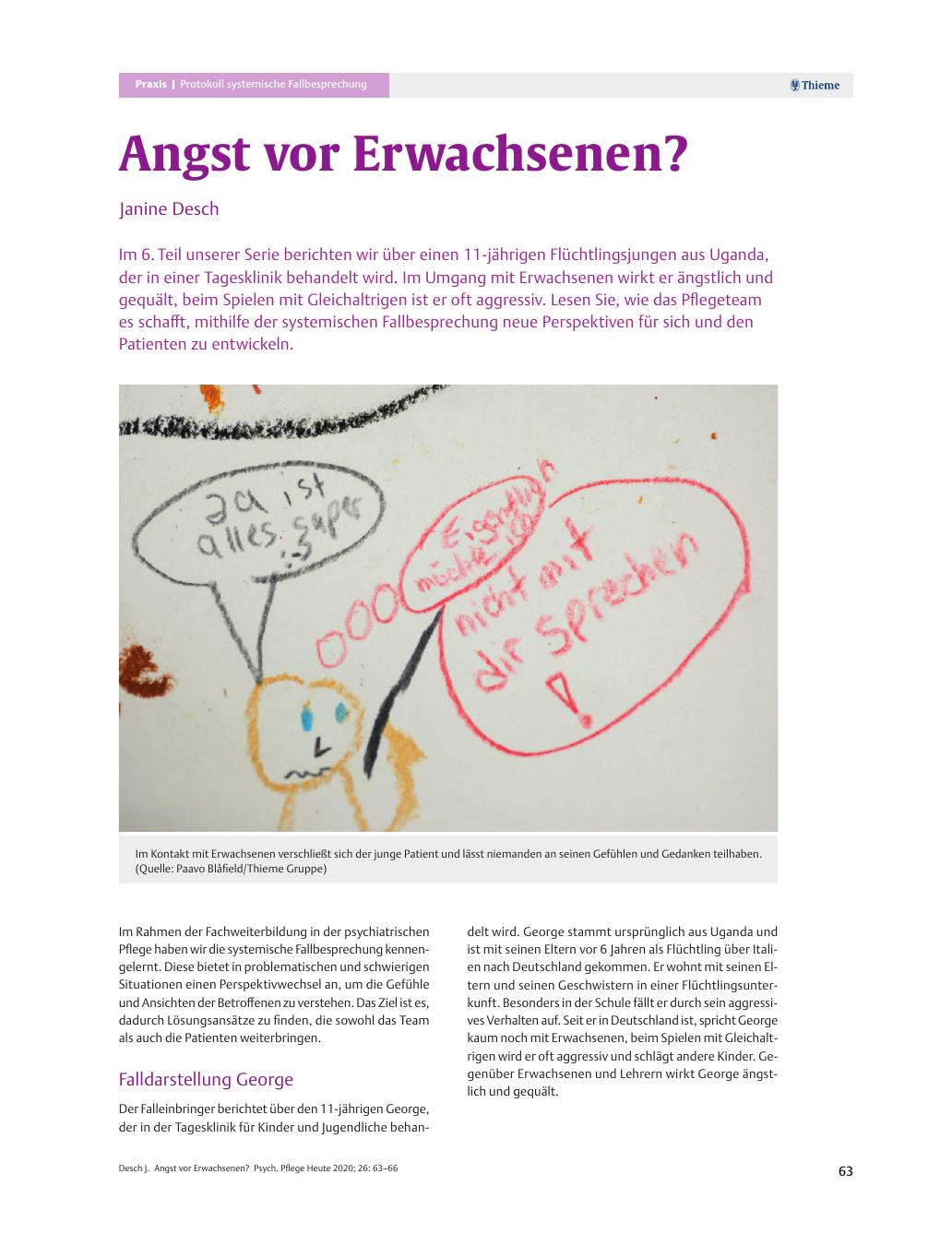 Vorschauseite 1: Angst vor Erwachsenen?