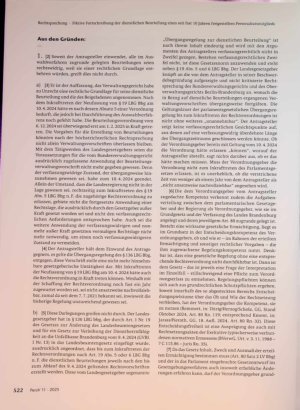 Vorschauseite 2: Fiktive Fortschreibung der dienstlichen Beurteilung eines seit fast 10 Jahren frei gestellten Personalratsmitglieds