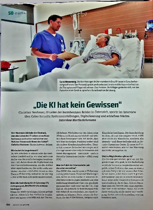 Vorschauseite 1: "Die KI hat kein Gewissen."