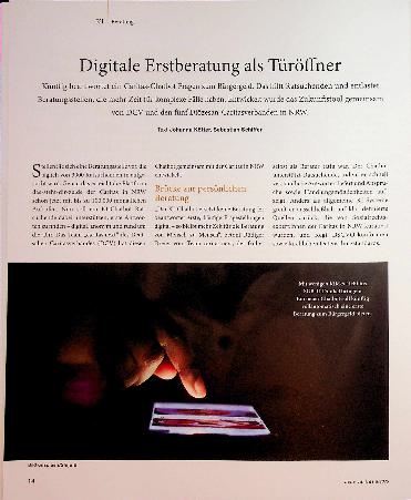 Vorschauseite 1: Digitale Erstberatung als Türöffner