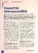 Vorschauseite 1: Rat für Interoperabilität