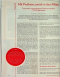 Vorschauseite 1: Mit Prothese zurück in den Alltag. Transkutane osseointegrierte Prothesensysteme (TOPS) behandeln.