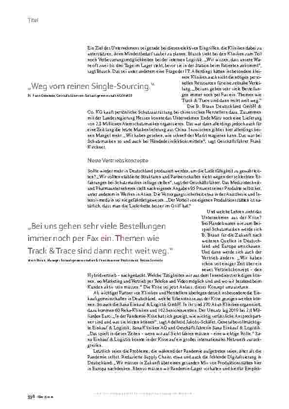 Vorschauseite 4: Corrected: Plötzlich Mangelware.