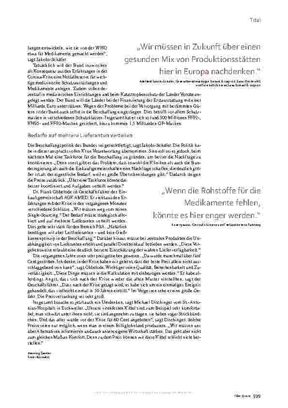 Vorschauseite 5: Corrected: Plötzlich Mangelware.
