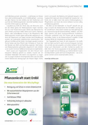Vorschauseite 2: Berufsbekleidung ist immer ein Spiegelbild der Gesellschaft