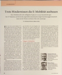 Vorschauseite 1: Trotz Hindernissen die E-Mobilität ausbauen
