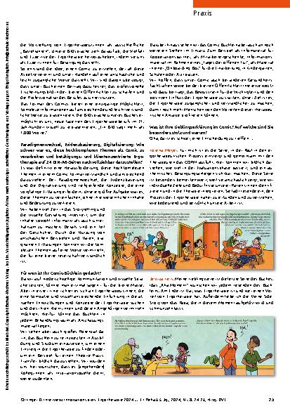 Vorschauseite 2: „Unser Ziel ist es, die Ergotherapie zugänglicher und verständlicher zu machen.“