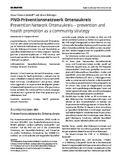 Vorschauseite 1: PNO-Präventionsnetzwerk Ortenaukreis