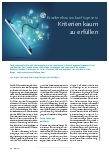 Vorschauseite 1: Krankenhauszukunftsgesetz Kriterien kaum zu erfüllen