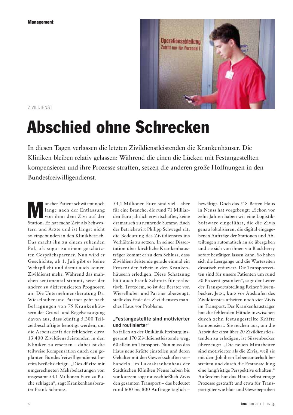Vorschauseite 1: Abschied ohne Schrecken