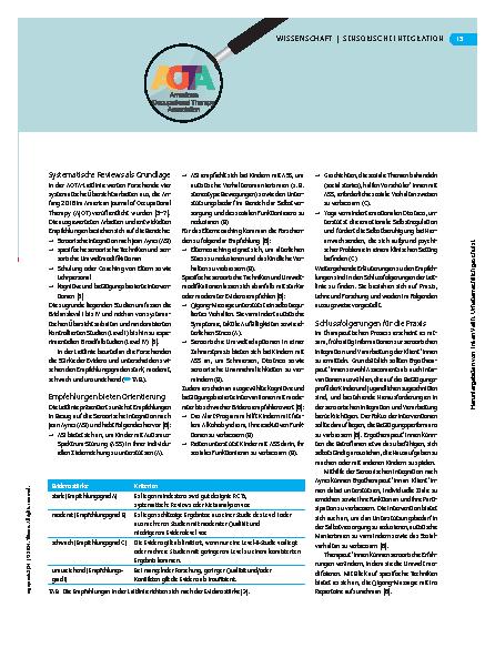 Vorschauseite 2: Kinder und Jugendliche mit Herausforderungen in der sensorischen Verarbeitung