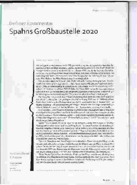 Vorschauseite 2: Spahns Großbaustelle 2020