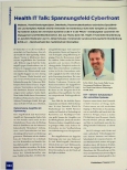 Vorschauseite 1: Health IT Talk: Spannungsfeld Cyberfront