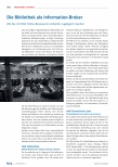 Vorschauseite 1: Die Bibliothek als Informations-Broker