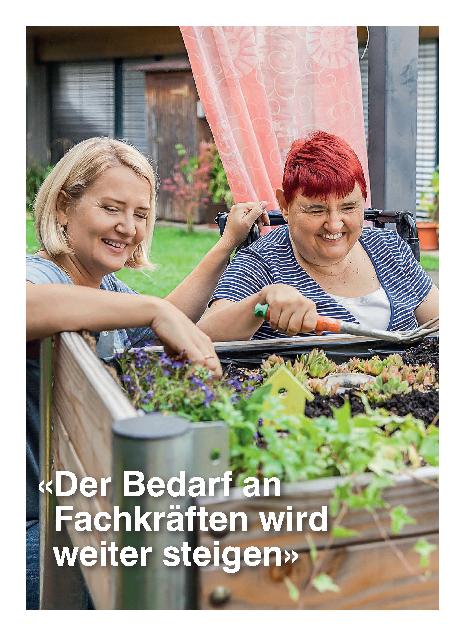 Vorschauseite 1: «Der Bedarf an Fachkräften wird weiter steigen»
