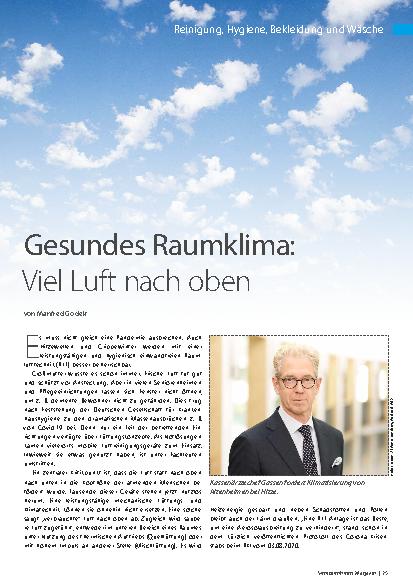 Vorschauseite 1: Gesundes Raumklima: Viel Luft nach oben