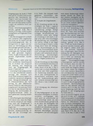 Vorschauseite 4: Unbegründeter Anspruch auf eine höhere Stufenzuordnung in eine Entgeltgruppe bei einer Neueinstellung